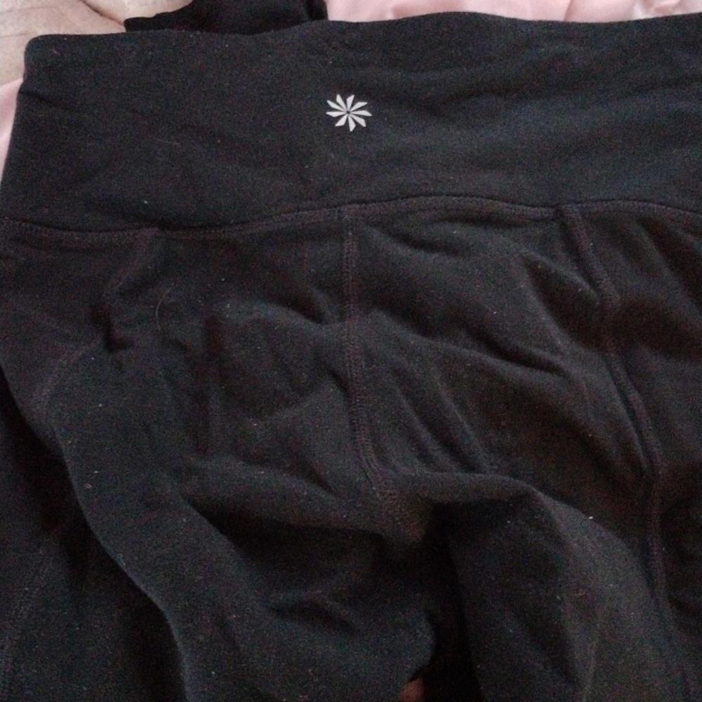Athleta mesh tux  hi rise yoga legging